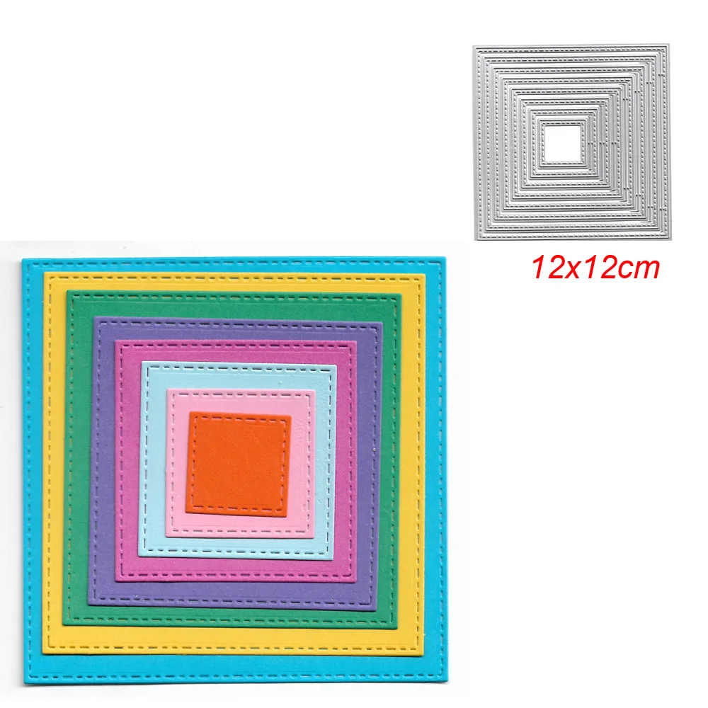 8Pcs Square Frame Metal Cutting Die New Dies 2019 Stencil for Scrapbooking Paper Alnum Photo Card Gift Decoration Template Dies
8Pcs Square Frame Metal Cutting Die New Dies 2019 Stencil for Scrapbooking Paper Alnum Photo Card Gift Decoration Template Dies