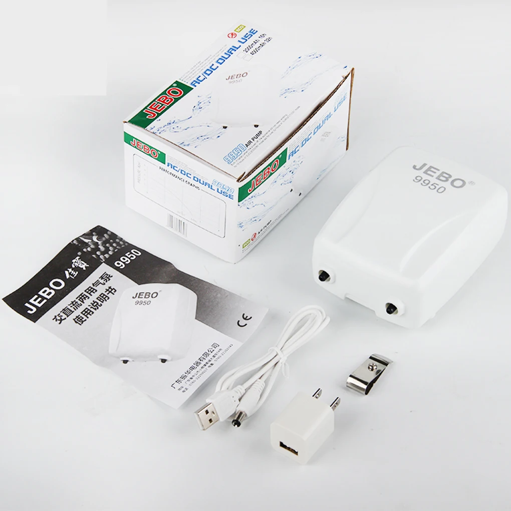 EU Plug 4000MAh Battery Storage Air Pump AC/DC Dual Use For Fish Aquarium USB Charge
EU Plug 4000MAh Battery Storage Air Pump AC/DC Dual Use For Fish Aquarium USB Charge