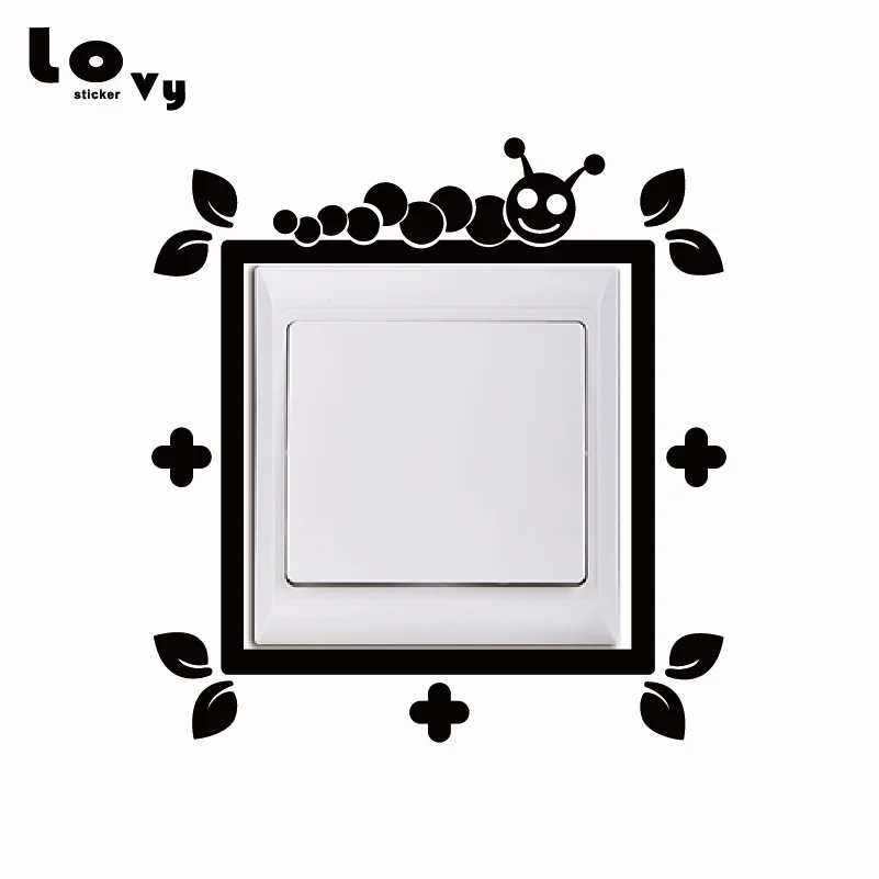 Light Switch Cover Surround Wall Sticker Decal Transfer Decoration | Дом и сад