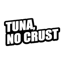 14 CM * 6.3 CM créatif thon sans croûte vinyle décalcomanie haute qualité voiture autocollant moto style décalcomanie(China)