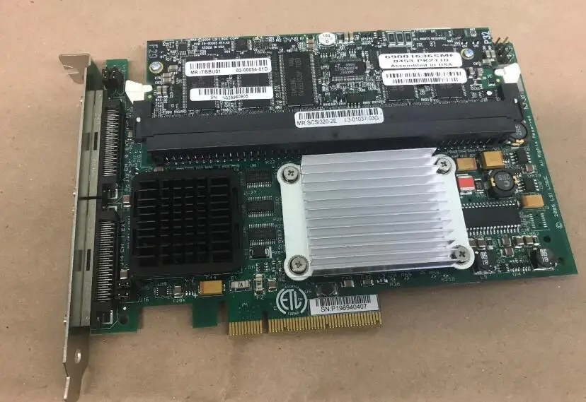 Well Tested For TD977 Perc 4E/DC LSI 320-2E SCSI PCI-E RAID Controller Card X6847 Working
Well Tested For TD977 Perc 4E/DC LSI 320-2E SCSI PCI-E RAID Controller Card X6847 Working