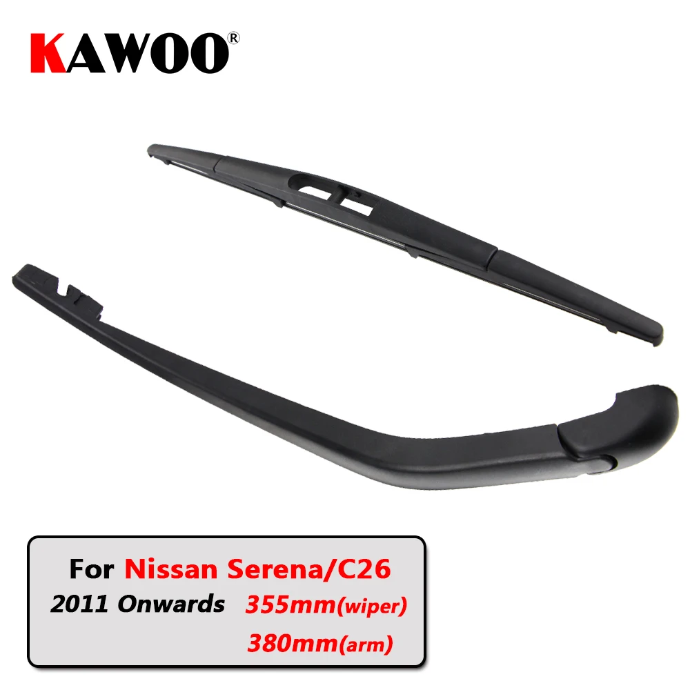 KAWOO Car Rear Wiper Blade Blades Back Window Wipers Arm For Nissan Serena/C26 Hatchback (2011 Onwards) 355mm Windscreen Blade
KAWOO Car Rear Wiper Blade Blades Back Window Wipers Arm For Nissan Serena/C26 Hatchback (2011 Onwards) 355mm Windscreen Blade
