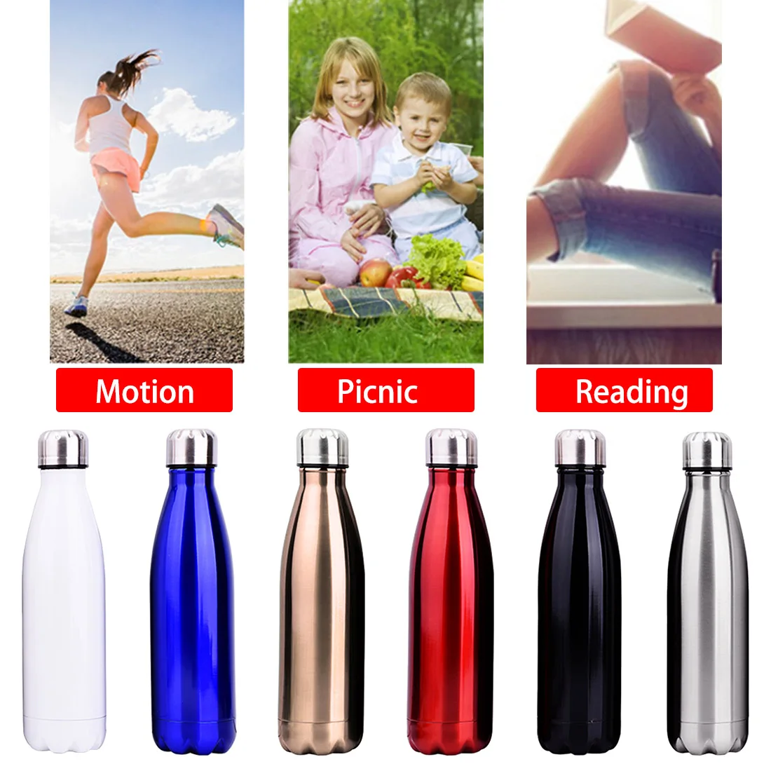500ml Simple Water Bottle Flask Thermo Drink Bottle Stainless Steel Coffee Mugs Vacuum Flask travel Yoga Thermo Bowling Cup
500ml Simple Water Bottle Flask Thermo Drink Bottle Stainless Steel Coffee Mugs Vacuum Flask travel Yoga Thermo Bowling Cup