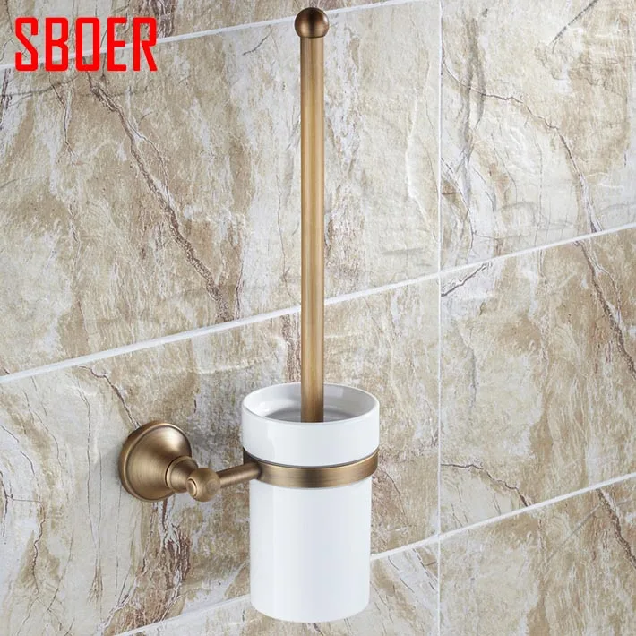 High-end Wall Mounted Toilet Cleaning Brush Antique Brass Toilet Brush Holder ceramic cup bathroom accessories wall mounted
High-end Wall Mounted Toilet Cleaning Brush Antique Brass Toilet Brush Holder ceramic cup bathroom accessories wall mounted