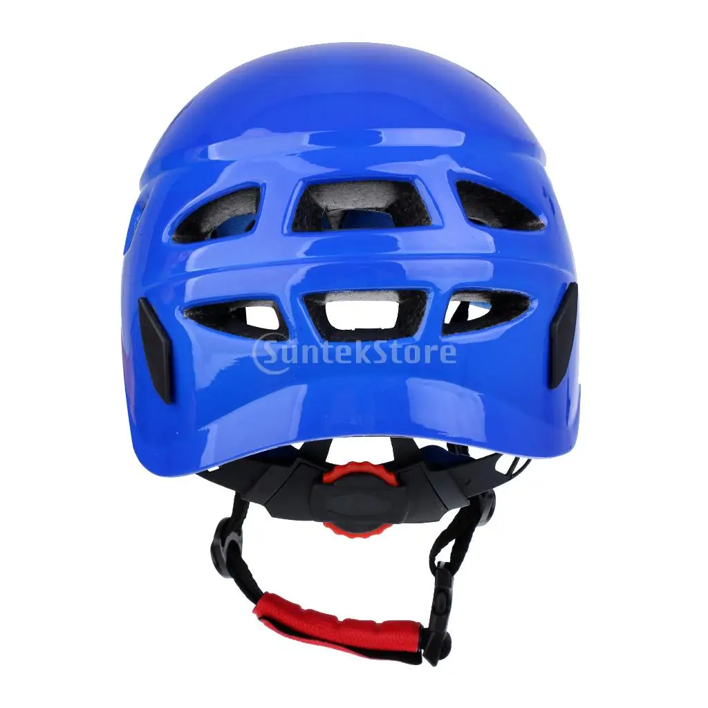 Safe Rock Climbing Downhill Caving Rappelling Rescue Helmet Protector White