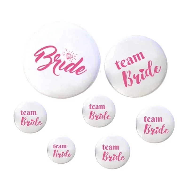 6Pcs/Set White Hen Night Hen Party Bride to Be team bride Bachelorette Badges 1 Bride 5 Team Bride QT80
6Pcs/Set White Hen Night Hen Party Bride to Be team bride Bachelorette Badges 1 Bride 5 Team Bride QT80