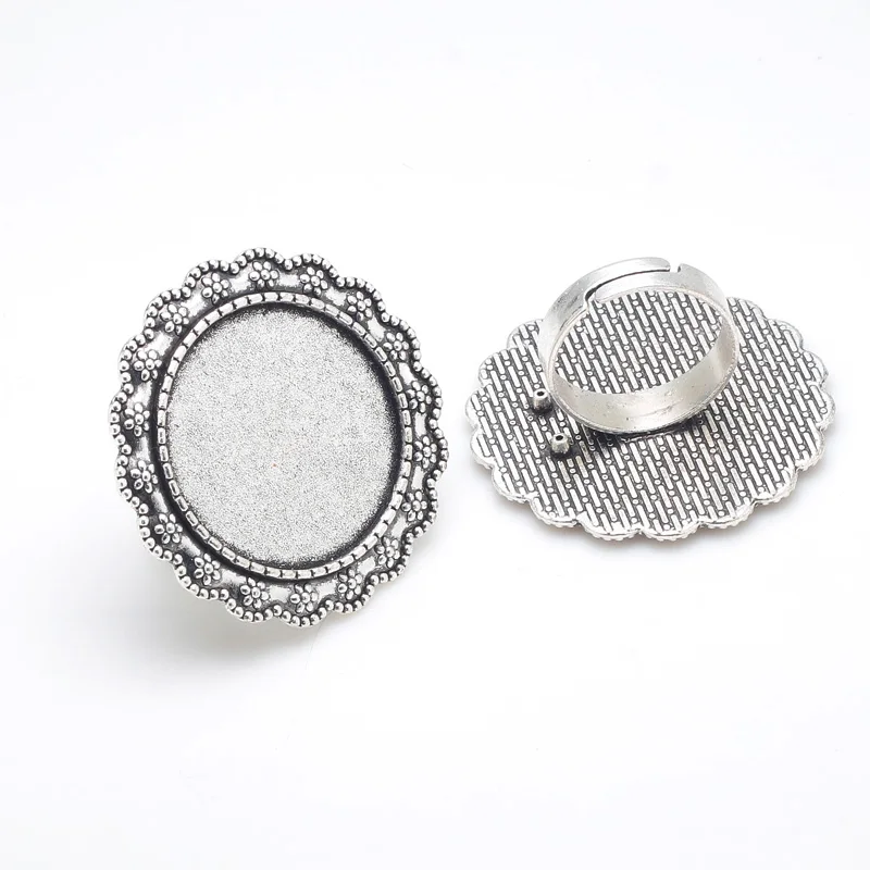 25mm Round Adjustable Ring Cabochon Settings Jewelry Ring Base Findings For Ring Making Wholesale 8pcs/lot R8699
25mm Round Adjustable Ring Cabochon Settings Jewelry Ring Base Findings For Ring Making Wholesale 8pcs/lot R8699