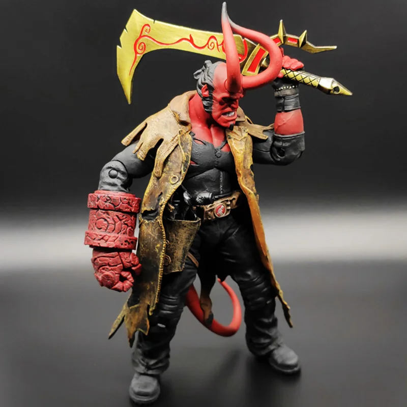 MEZCO Hellboy 3 Series Includes Samaritan Handgun Anung Un Rama Mike Mignola Baby Variant can Movie Toys Doll for kids gift 
MEZCO Hellboy 3 Series Includes Samaritan Handgun Anung Un Rama Mike Mignola Baby Variant can Movie Toys Doll for kids gift