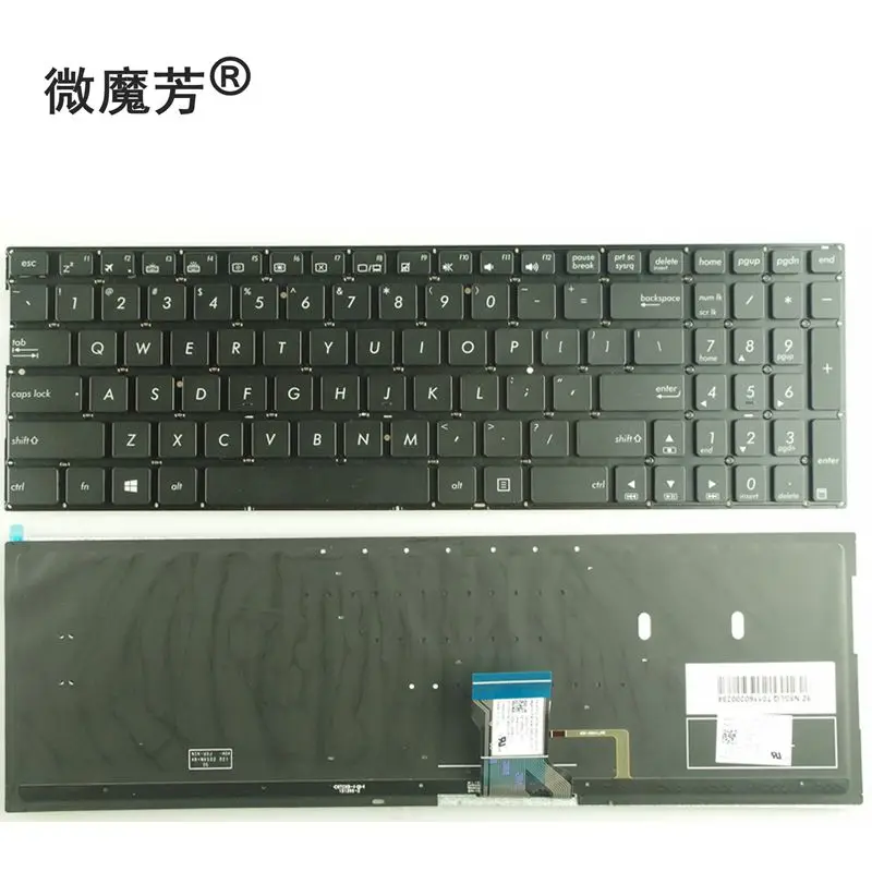 Клавиатура для ноутбука ASUS Q502 Q503 Q552 Q552UB Q503UA Q504UA Q534UX Q553UB N592 черная новая английская подсветка
Клавиатура для ноутбука ASUS Q502 Q503 Q552 Q552UB Q503UA Q504UA Q534UX Q553UB N592 черная новая английская подсветка
