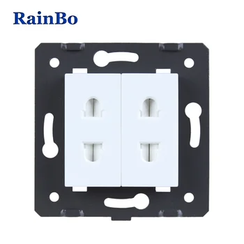 RainBo 2-hole multifunction-socket parts-socket Plastic-Materials DIY-Accessory Function-Key EU-Standard A82TSW/B
RainBo 2-hole multifunction-socket parts-socket Plastic-Materials DIY-Accessory Function-Key EU-Standard A82TSW/B
