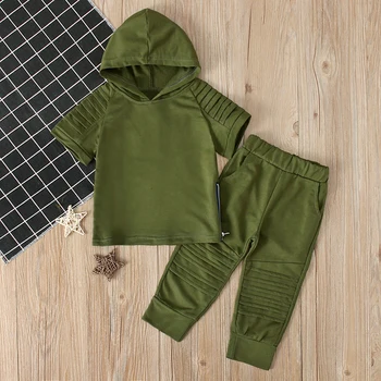Kids Boys Clothing Set High Qulity Cotton Kids Toddler Clothes Pure Color Hooded Suit For Kids Boys Short Sleeve 2-6Yrs Summer
Kids Boys Clothing Set High Qulity Cotton Kids Toddler Clothes Pure Color Hooded Suit For Kids Boys Short Sleeve 2-6Yrs Summer