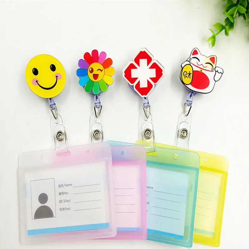1Pc Cartoon Animal Retractable Badge Reel with Horizontal Style Plastic Business Card Work Card Badge Holder
1Pc Cartoon Animal Retractable Badge Reel with Horizontal Style Plastic Business Card Work Card Badge Holder