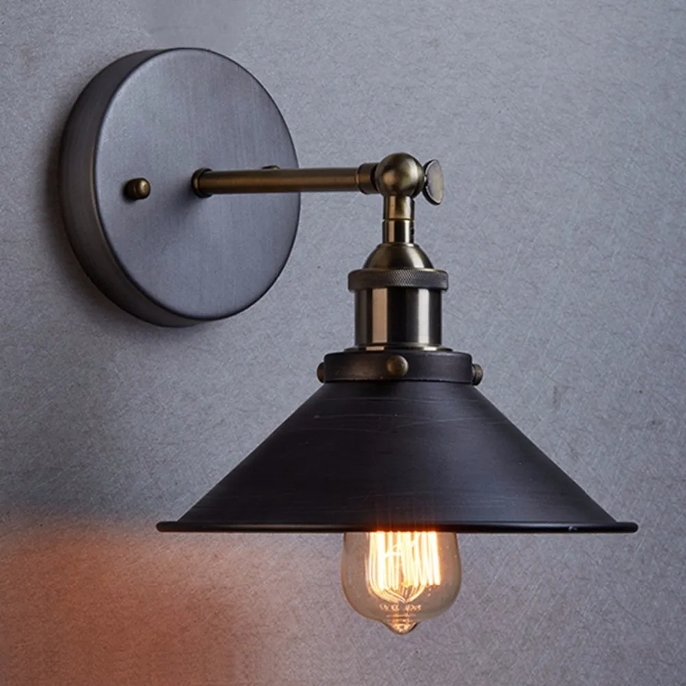 Loft Style American Vintage Wall Lamp Indoor Lighting Bedside Lamps Wall Lights For Home Diameter 21cm 110V/220V E27
Loft Style American Vintage Wall Lamp Indoor Lighting Bedside Lamps Wall Lights For Home Diameter 21cm 110V/220V E27