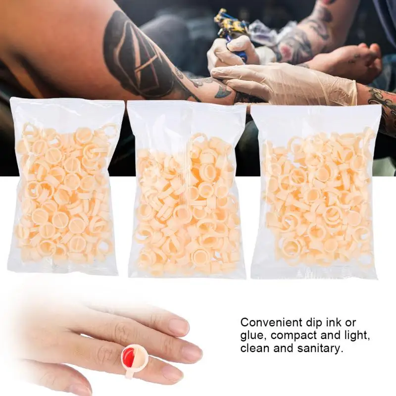 100Pcs Eyebrow Tattoo Ring Cup Microblading Pigment Glue Holder Divider Tattoo Ink Pigment Holder Cup Permanent Makeup
100Pcs Eyebrow Tattoo Ring Cup Microblading Pigment Glue Holder Divider Tattoo Ink Pigment Holder Cup Permanent Makeup