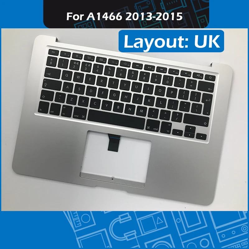 2013-2015 Year A1466 Topcase with Keyboard and Backlight UK version for Macbook Air 13" A1466 Palmrest Replacement EMC 2632 2925
2013-2015 Year A1466 Topcase with Keyboard and Backlight UK version for Macbook Air 13" A1466 Palmrest Replacement EMC 2632 2925