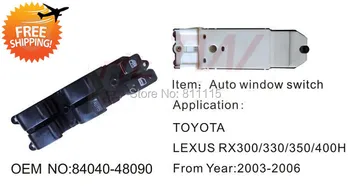 Car Power Window Switch 84040-48090 for Toyota Lexus, Car Window Switch Control Button, Free Shipping Master Switch
Car Power Window Switch 84040-48090 for Toyota Lexus, Car Window Switch Control Button, Free Shipping Master Switch