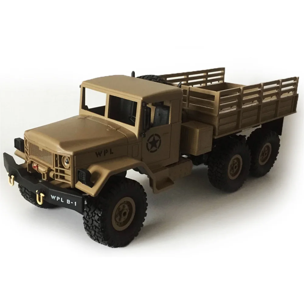 WPL 1:16 Radio-Controlled Toys RC Military Truck Crawler Off Road Car 4WD 2.4G Electric Car For kid Machine On The Control Panel
WPL 1:16 Radio-Controlled Toys RC Military Truck Crawler Off Road Car 4WD 2.4G Electric Car For kid Machine On The Control Panel