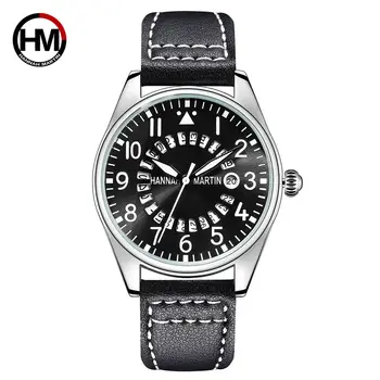 Hannah Martin Personality Men's Watch Circumference Calendar Cool Men Quartz Wrist Watches Luxury Top Brand Leather Clock 2018
Hannah Martin Personality Men's Watch Circumference Calendar Cool Men Quartz Wrist Watches Luxury Top Brand Leather Clock 2018