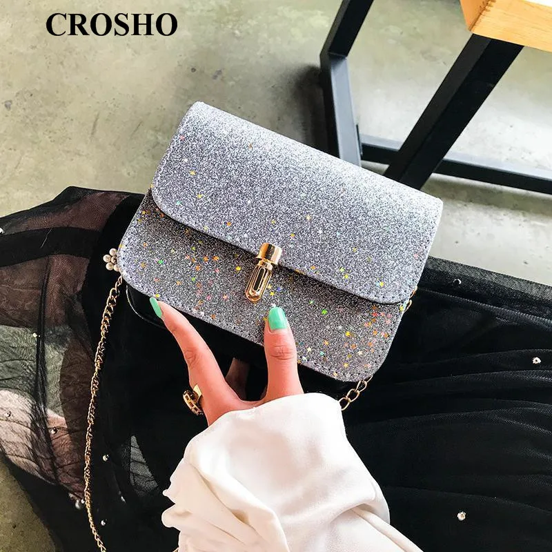 CROSHO Chain Bag Girl New Sequin Cross Body Small Square Bag Single Shoulder Bag Mini Bag
CROSHO Chain Bag Girl New Sequin Cross Body Small Square Bag Single Shoulder Bag Mini Bag