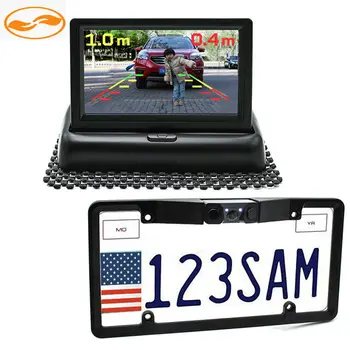 4.3 Inch Folding Foldable Car TFT LCD Color Video Rear View Monitor with USA License Plate Parking Rear Camera
4.3 Inch Folding Foldable Car TFT LCD Color Video Rear View Monitor with USA License Plate Parking Rear Camera
