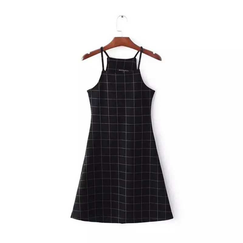 Elegant Retro Black sleeveless knitted casual Halter dress Women slim dress Girls 2017 Spring short dress vestidos
Elegant Retro Black sleeveless knitted casual Halter dress Women slim dress Girls 2017 Spring short dress vestidos
