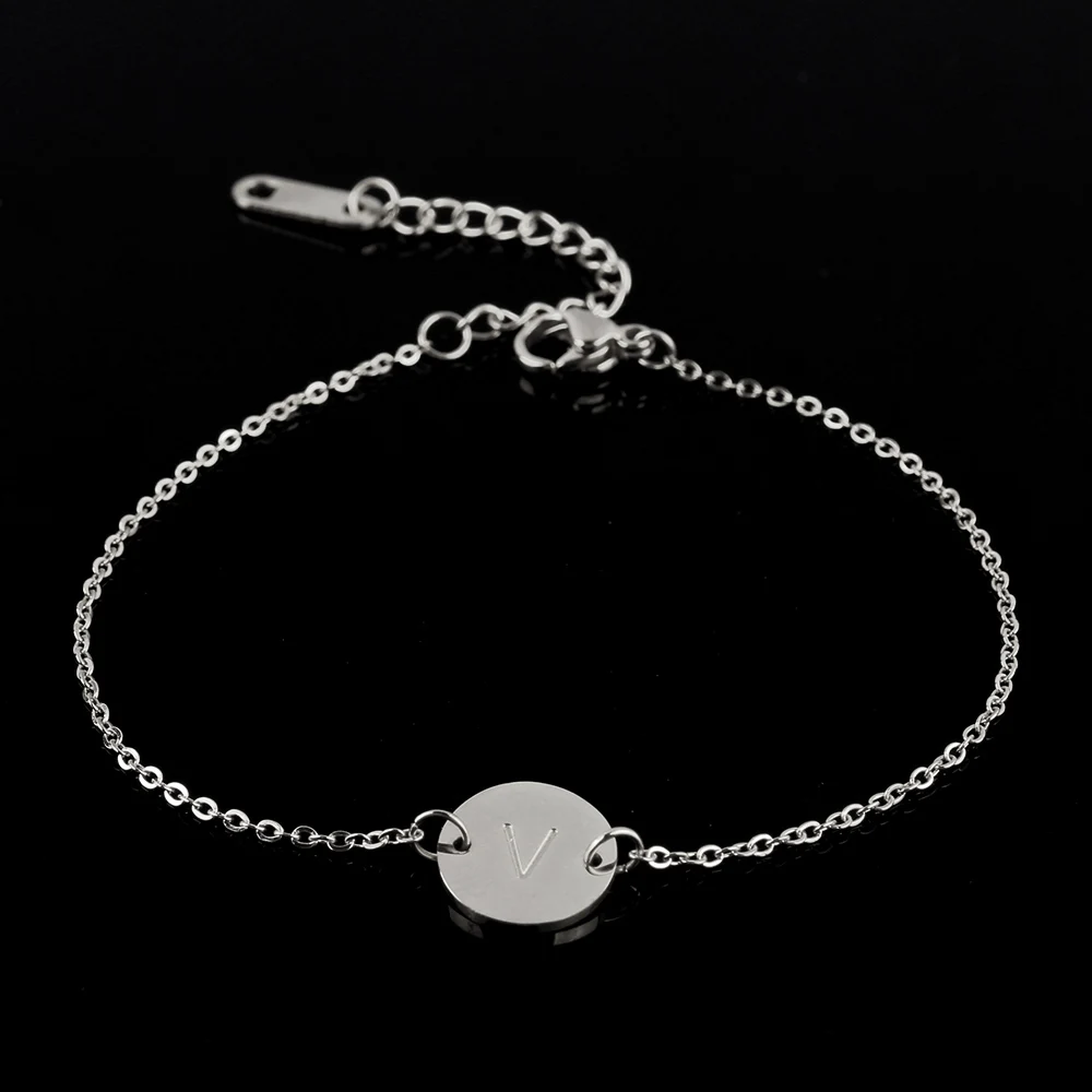 ZUUZ bracelets bangles child jewelry accessories charm silver best couple friendship Letter V id bracelet chain link bracelet
ZUUZ bracelets bangles child jewelry accessories charm silver best couple friendship Letter V id bracelet chain link bracelet