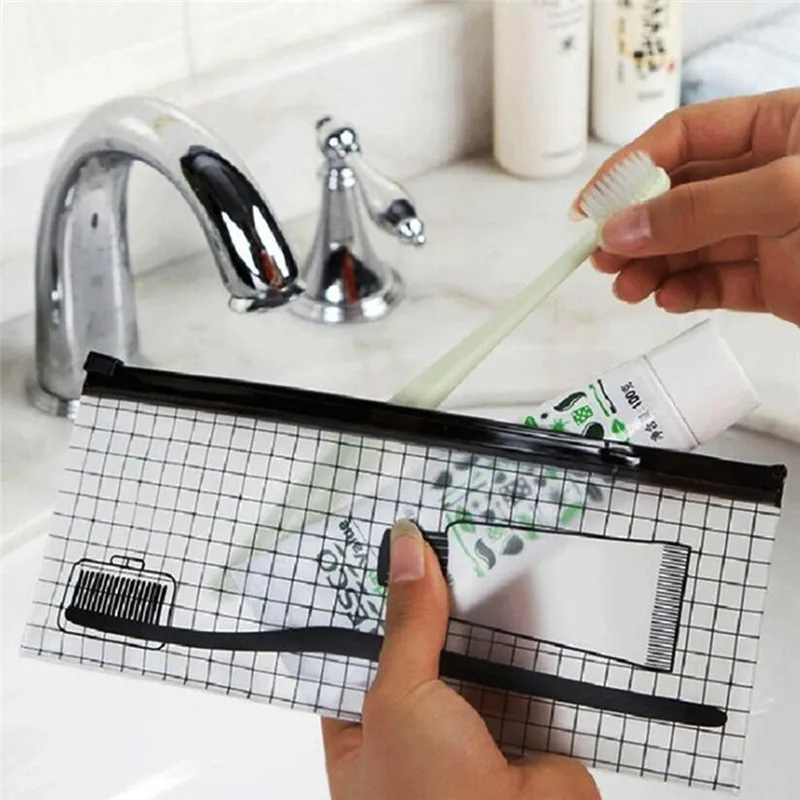 1Pcs Multifunction Portable Makeup Pencil Bag Organizer High Quality Travel Toothbrush Cosmetic Bag PVC Storage Pouch Toiletry
1Pcs Multifunction Portable Makeup Pencil Bag Organizer High Quality Travel Toothbrush Cosmetic Bag PVC Storage Pouch Toiletry