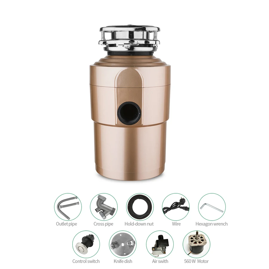 air switch 630W 1.5L Grinding capacity garbage disposer food wast disposer High-sensitivity Protection System For Kitchen
air switch 630W 1.5L Grinding capacity garbage disposer food wast disposer High-sensitivity Protection System For Kitchen