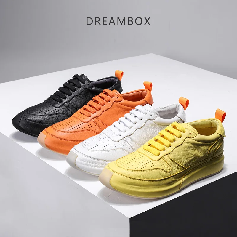 Leather white casual shoes men's summer ins shoes men's thick soles are versatile with Korean fashionable men's cowhide shoes
Leather white casual shoes men's summer ins shoes men's thick soles are versatile with Korean fashionable men's cowhide shoes