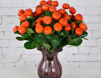 Silk flowers 32cm artificial fruit orange ,one set/3pcs home decoration furnishings gift a1890
Silk flowers 32cm artificial fruit orange ,one set/3pcs home decoration furnishings gift a1890