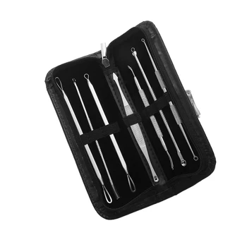 7Pcs/Set Multifunctional Practical Stainless Steel Blackhead Needle Set Pimple Blemish Comedone Acne Extractor Remover Tool Kit
7Pcs/Set Multifunctional Practical Stainless Steel Blackhead Needle Set Pimple Blemish Comedone Acne Extractor Remover Tool Kit