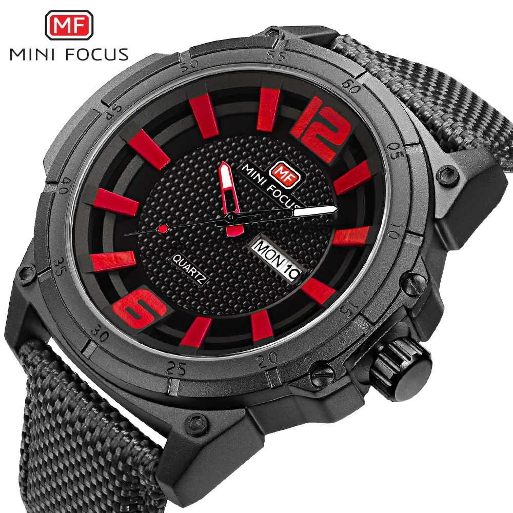 MINIFOCUS 2017 Men's Luxury Watch Military Watch Men Quartz wristWatch Sports Date Clock Brand Men Casual Nylon Watch 0136
MINIFOCUS 2017 Men's Luxury Watch Military Watch Men Quartz wristWatch Sports Date Clock Brand Men Casual Nylon Watch 0136