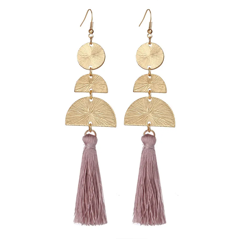 17KM-5-Color-Bohemian-Tassel-Earrings-For-Women-Fashion-12CM-Long-Ombre-Dangle-Earring-Female-Brincos (2)