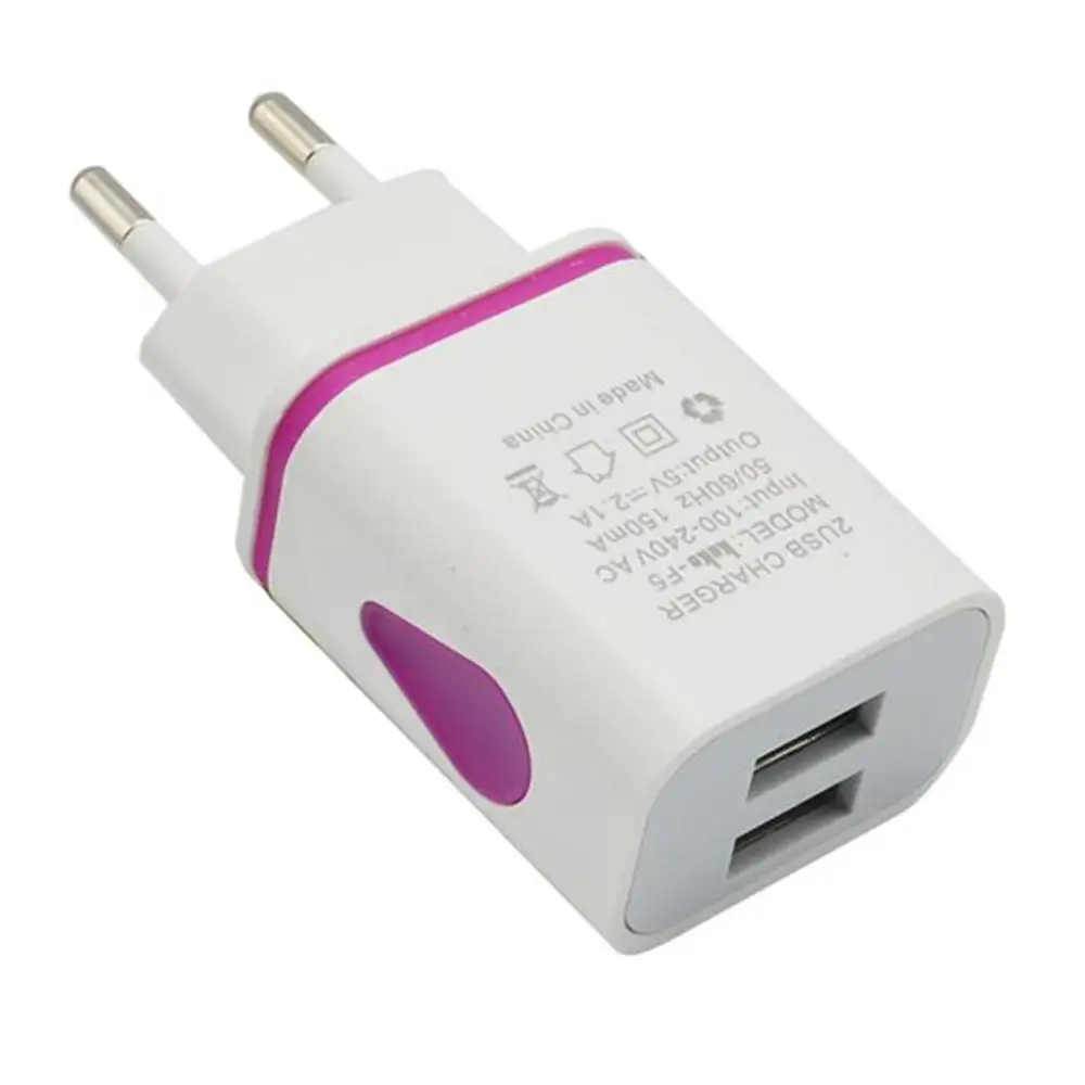 EPULA Fashion LED USB 2 Port Wall Home Travel AC Mobile Phone charger Adapter For S7 EU Plug For MP3 players.
EPULA Fashion LED USB 2 Port Wall Home Travel AC Mobile Phone charger Adapter For S7 EU Plug For MP3 players.