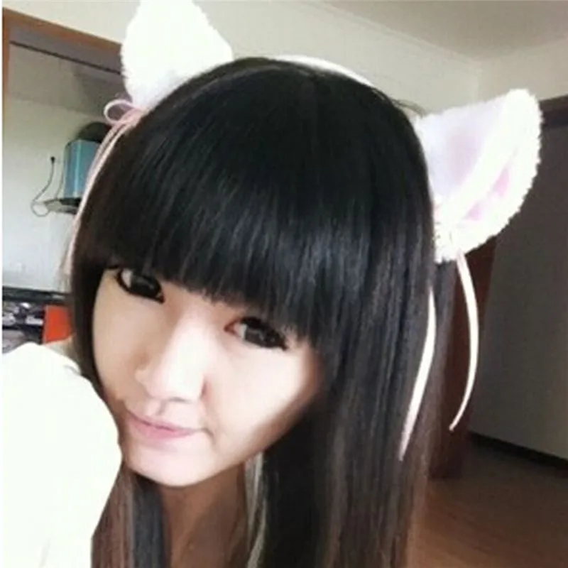 Women Fashion Charming Lovely High Quality White/Black Fox Cat Ear Fur Hair Clip Hairband Bell Hairwear
Women Fashion Charming Lovely High Quality White/Black Fox Cat Ear Fur Hair Clip Hairband Bell Hairwear