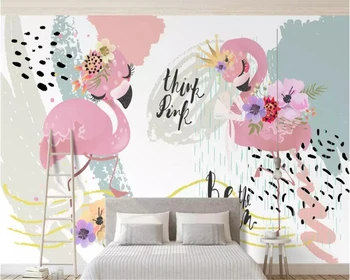 beibehang Children's room b Nordic hand-painted flamingo photo wallpaper background wallpaper 3d wallpaper papel de parede 3d
beibehang Children's room b Nordic hand-painted flamingo photo wallpaper background wallpaper 3d wallpaper papel de parede 3d
