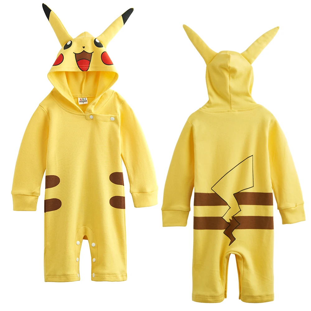 Baby Boys Girls Pokemon Costume Newborn Pikachu Jumpsuit Outfit Infant Cosplay Cute Sleepsuit Toddler Ropa Bebe Clothes
Baby Boys Girls Pokemon Costume Newborn Pikachu Jumpsuit Outfit Infant Cosplay Cute Sleepsuit Toddler Ropa Bebe Clothes