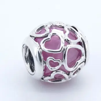 Encased in Love Pink Charms Beads 925 Sterling Silver Jewelry beads DIY Making Fit Silver Charm Bracelet &Necklace Wholesale
Encased in Love Pink Charms Beads 925 Sterling Silver Jewelry beads DIY Making Fit Silver Charm Bracelet &Necklace Wholesale