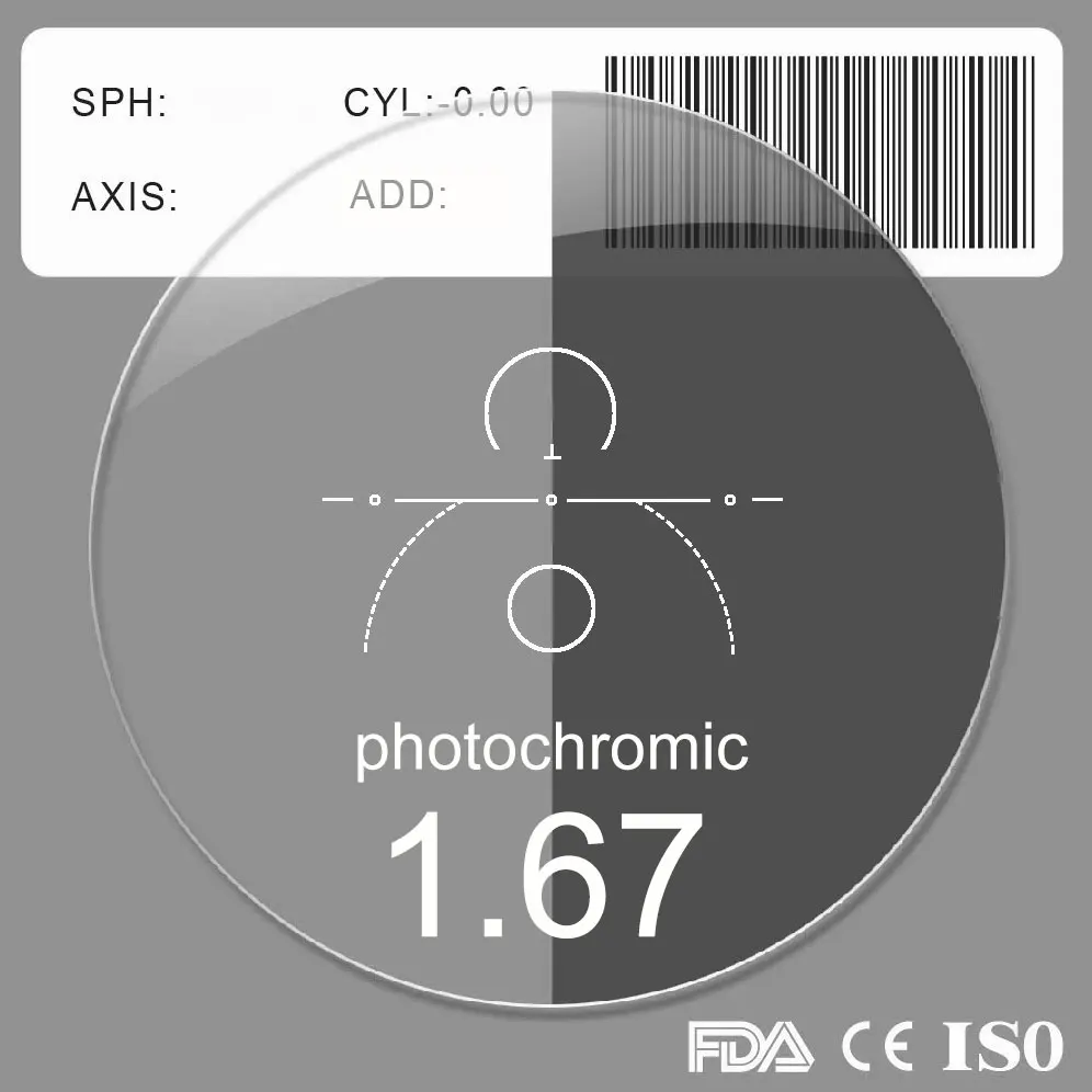 1.5 1.61 1.67 1.74 Photochromic progressive transition lenses no line bifocals free form
1.5 1.61 1.67 1.74 Photochromic progressive transition lenses no line bifocals free form
