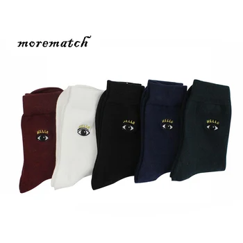 Morematch Men Sock High Quality Breathable Cotton Casual Slipper Socks Harajuku Eye Embroidery Autumn Winter Socks 5 Color
Morematch Men Sock High Quality Breathable Cotton Casual Slipper Socks Harajuku Eye Embroidery Autumn Winter Socks 5 Color