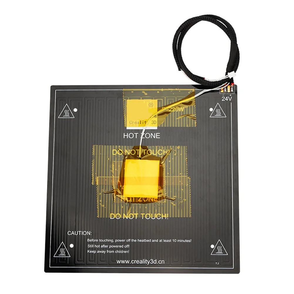 1Pc 3D Printer Parts Black Hotbed Aluminum Heated Bed for Ender-3 3D Printer SL@88