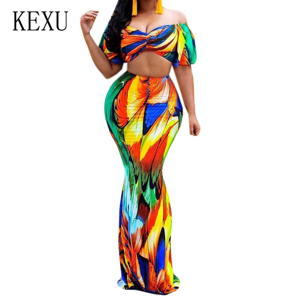 KEXU Two Pieces Sets Dress for Women Sexy Off Shoulder Sleeveless Vintage High Split Dress Female Bodycon Bandange Vestidos
KEXU Two Pieces Sets Dress for Women Sexy Off Shoulder Sleeveless Vintage High Split Dress Female Bodycon Bandange Vestidos