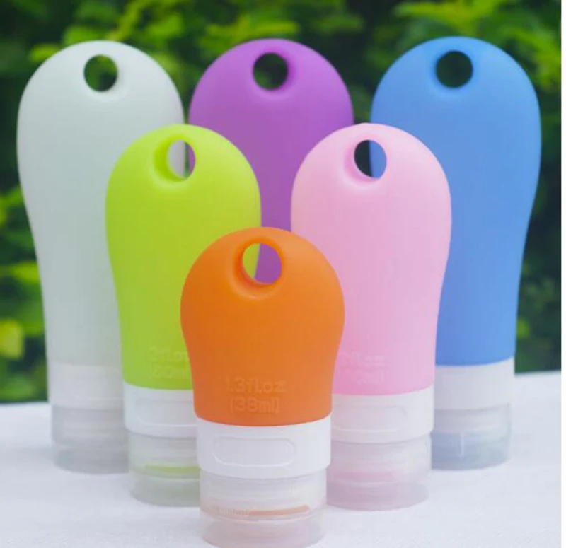 5 pcs/set 60ml Portable Mini Silicone Refillable Bottle creams Makeup Product Travel Tubes Lotion Points Absolutely Shampoo PJ86
5 pcs/set 60ml Portable Mini Silicone Refillable Bottle creams Makeup Product Travel Tubes Lotion Points Absolutely Shampoo PJ86