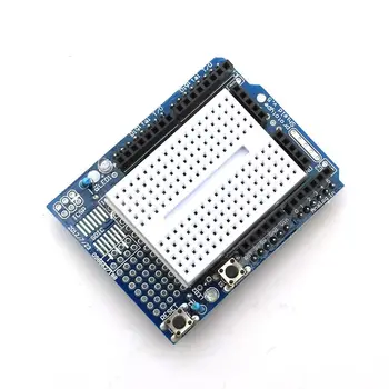 Smart Electronics UNO Proto Shield prototype expansion board with SYB-170 mini breadboard based For UNO ProtoShield DIY
Smart Electronics UNO Proto Shield prototype expansion board with SYB-170 mini breadboard based For UNO ProtoShield DIY