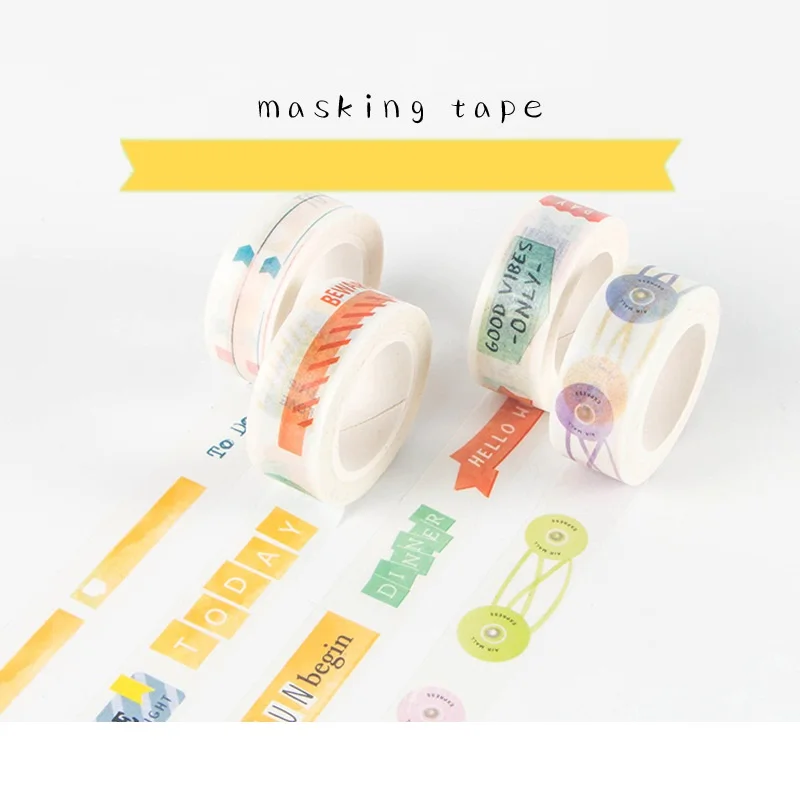 24 pcs/Lot Label sticker instrument masking tape 15mm*7m paper washi tape To do list Folder Tag scrapbooking Stationery F179
24 pcs/Lot Label sticker instrument masking tape 15mm*7m paper washi tape To do list Folder Tag scrapbooking Stationery F179