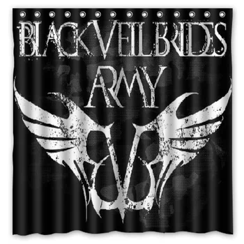 Black Veil Brides waterproof&mildew proof thicken Polyester Fabric shower curtain/bathroom&bath curtains, 180*180cm
Black Veil Brides waterproof&mildew proof thicken Polyester Fabric shower curtain/bathroom&bath curtains, 180*180cm