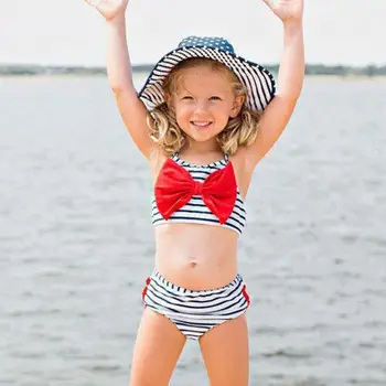 Swimsuits For Girls Two Pieces Toddler Kids Baby Girl Bow Swimsuit Striped Bathing Suit Bikini 2pc Set Swimwear bebek mayo A1
Swimsuits For Girls Two Pieces Toddler Kids Baby Girl Bow Swimsuit Striped Bathing Suit Bikini 2pc Set Swimwear bebek mayo A1
