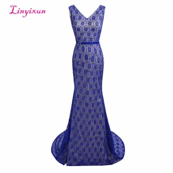 Linyixun Real Photo Prom Dress 2017 with Lace Sweep Train Sashes Custom made V Neck Lace up Long Evening Gown Vestido de fiesta
Linyixun Real Photo Prom Dress 2017 with Lace Sweep Train Sashes Custom made V Neck Lace up Long Evening Gown Vestido de fiesta