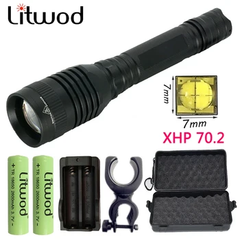 Litwod Z90 LED flashlight XHP70.2 Powerful Riding light 50000lm Zoom Lantern Tactical Camping Waterproof flashlight Torch 18650
Litwod Z90 LED flashlight XHP70.2 Powerful Riding light 50000lm Zoom Lantern Tactical Camping Waterproof flashlight Torch 18650