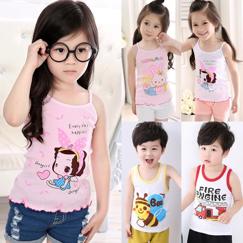 2019 Cartoon shirt children spring summer t shirts girls candy color t-shirts cotton vest top summer children clothes Cotton
2019 Cartoon shirt children spring summer t shirts girls candy color t-shirts cotton vest top summer children clothes Cotton